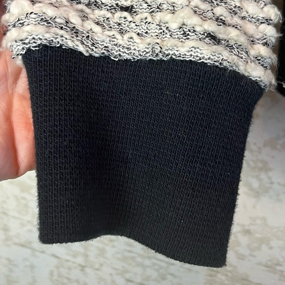 DREW Moto Jacket Italian Fabric Small Made in USA Black and White Tweed - Picture 6 of 13